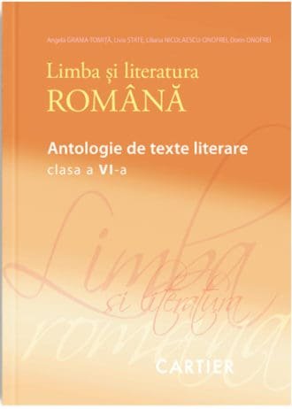 Limba și literatura română, antologie de texte literare