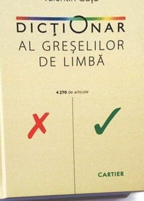 Dicționar al greșelilor de limbă