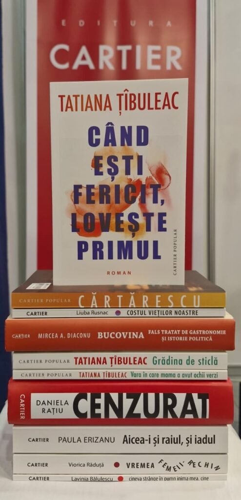 Top vânzări Cartier la Bookfest București 2026